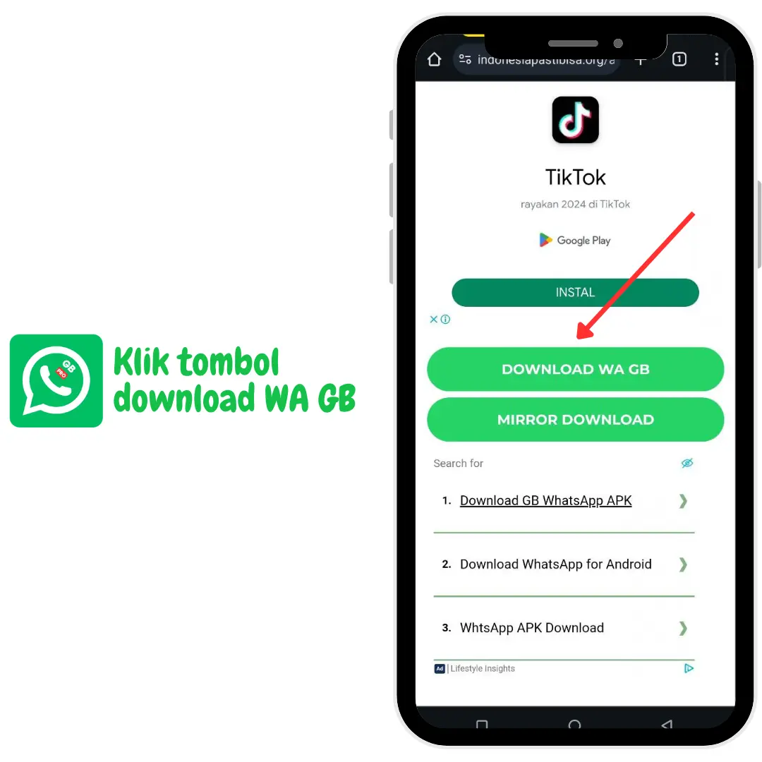 cara download wa gb (langkah 2) cara download wa gb (langkah 2)