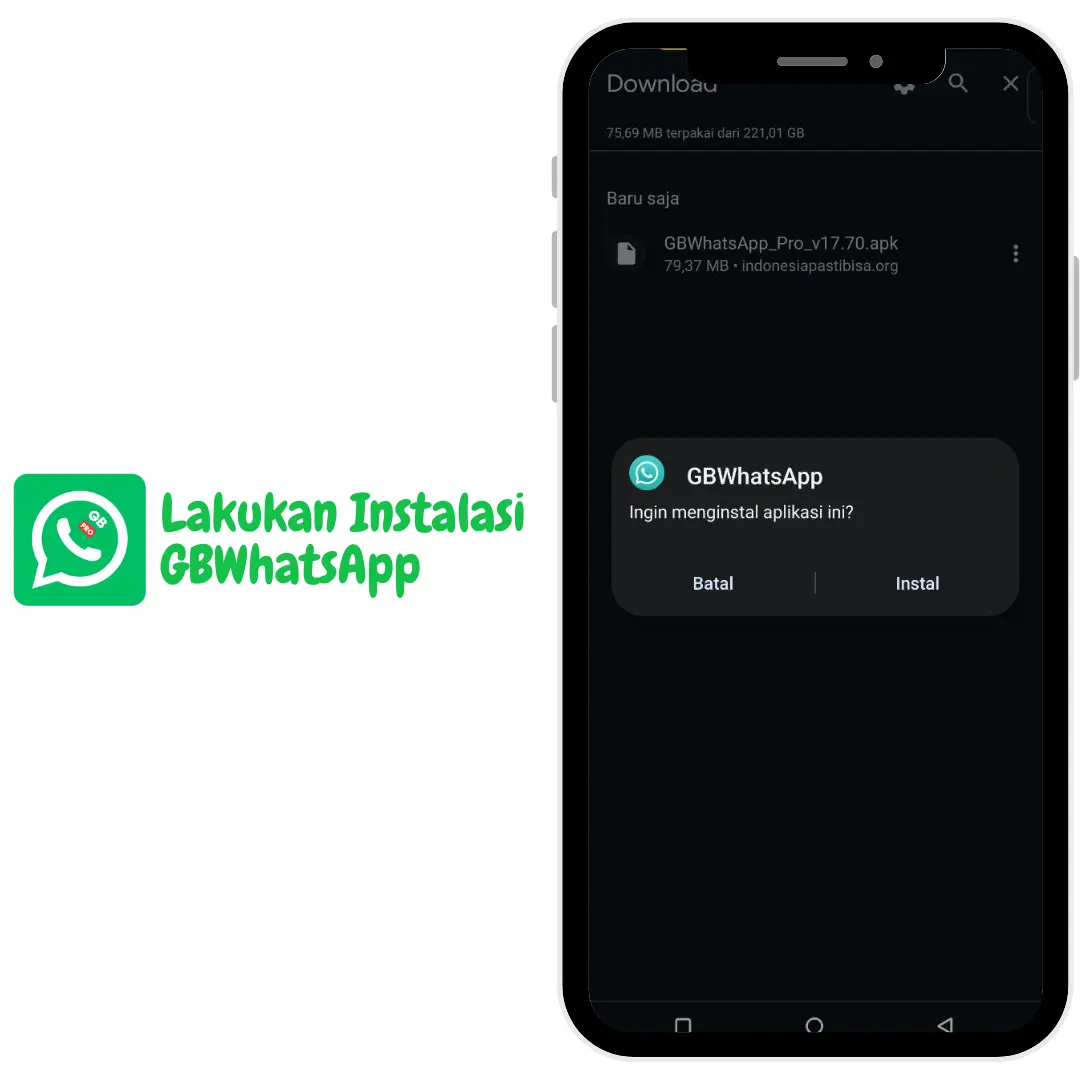 cara download wa gb (langkah 4) cara download wa gb (langkah 4)